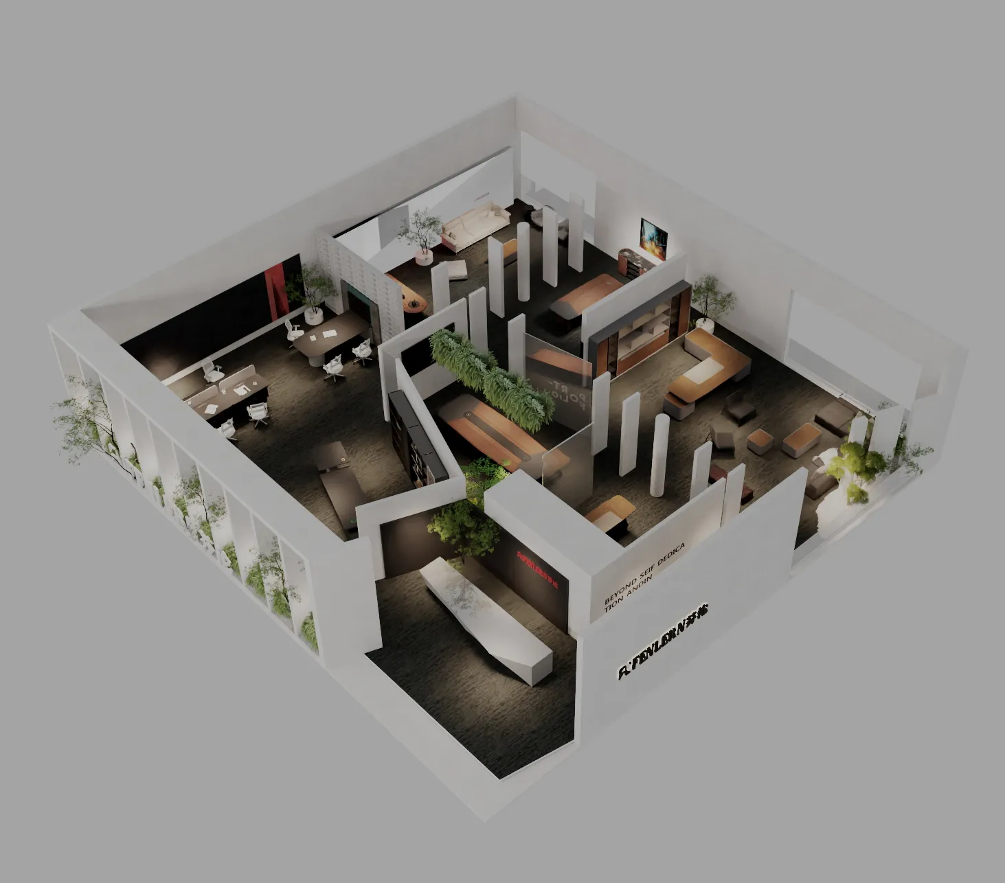Fenlern 3D exhibition booth design concept for CIFF 2025