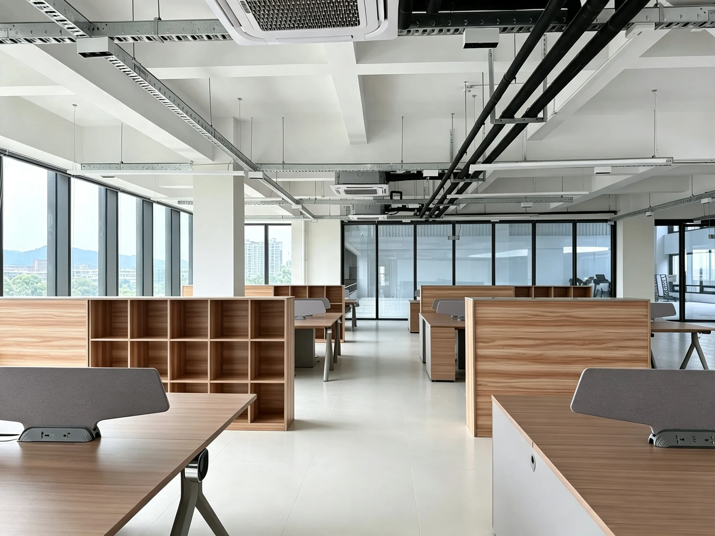 Office furniture project with modern office workstations