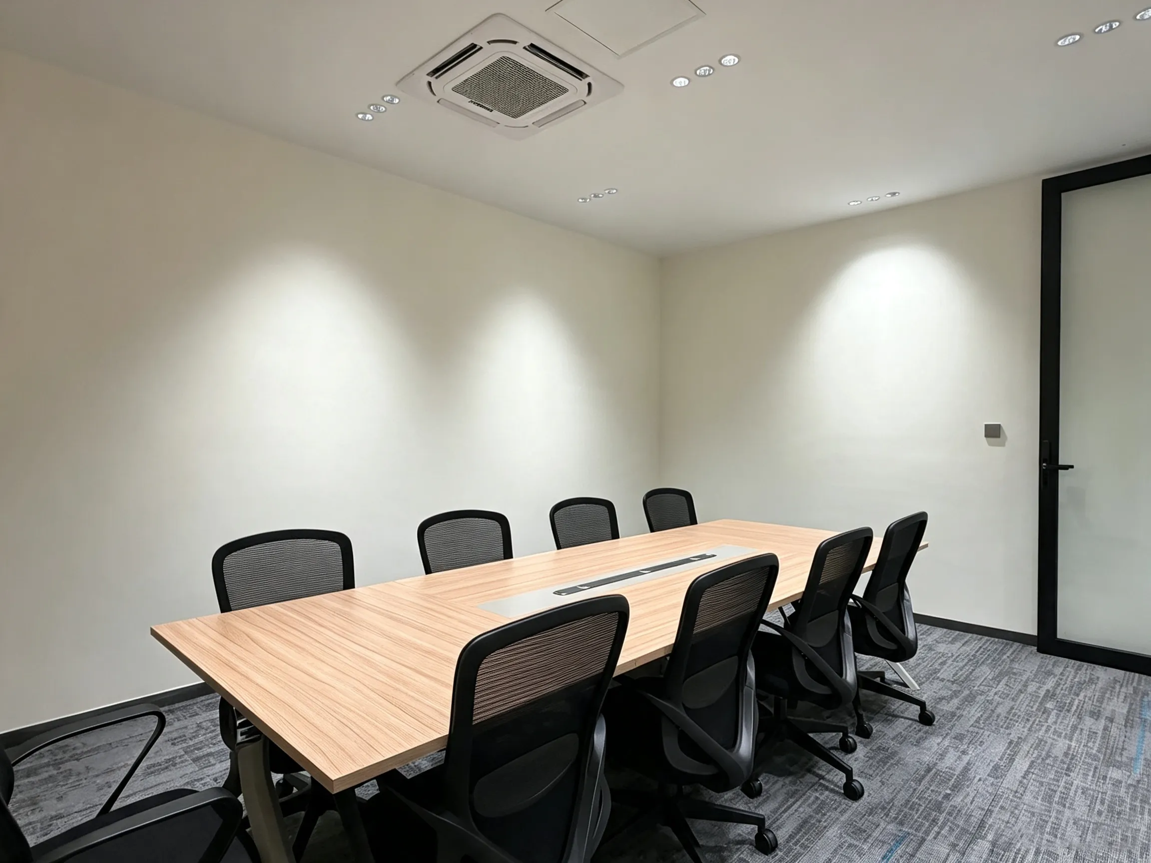 Office furniture project featuring a modern conference room