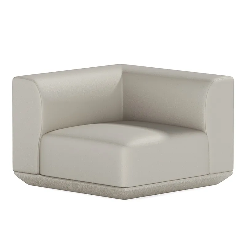 Corner modular office sofa unit designed for flexible lounge configurations