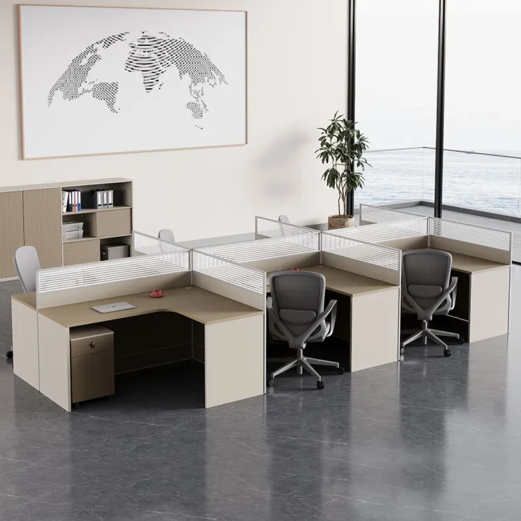 Frame Partitioned Office Cubicle Workstation - Cover image