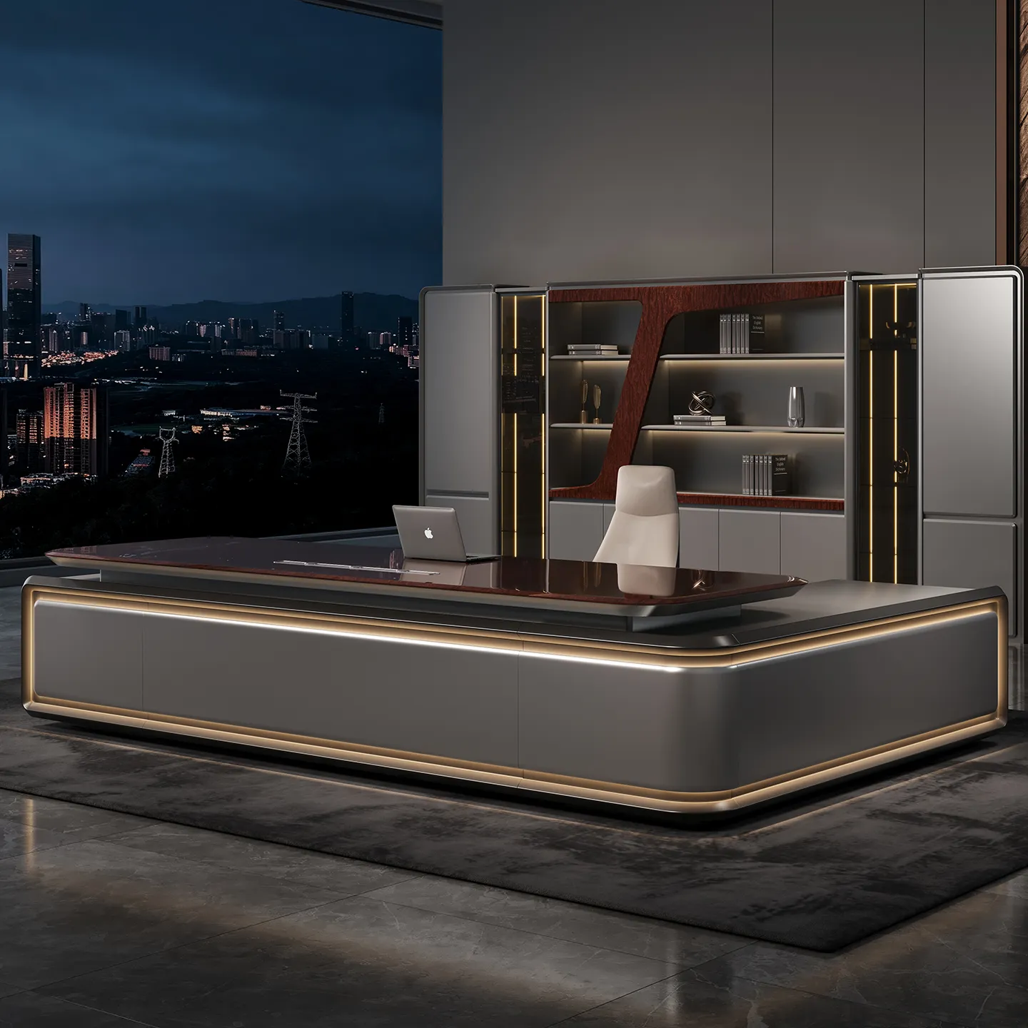 CEO Executive Desk — Luxury Dark Finish - Cover image