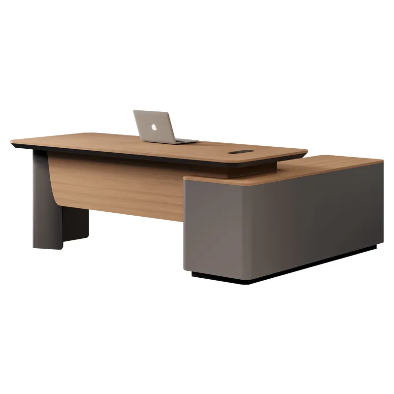 Contemporary manager office furniture desk for professional private workspaces