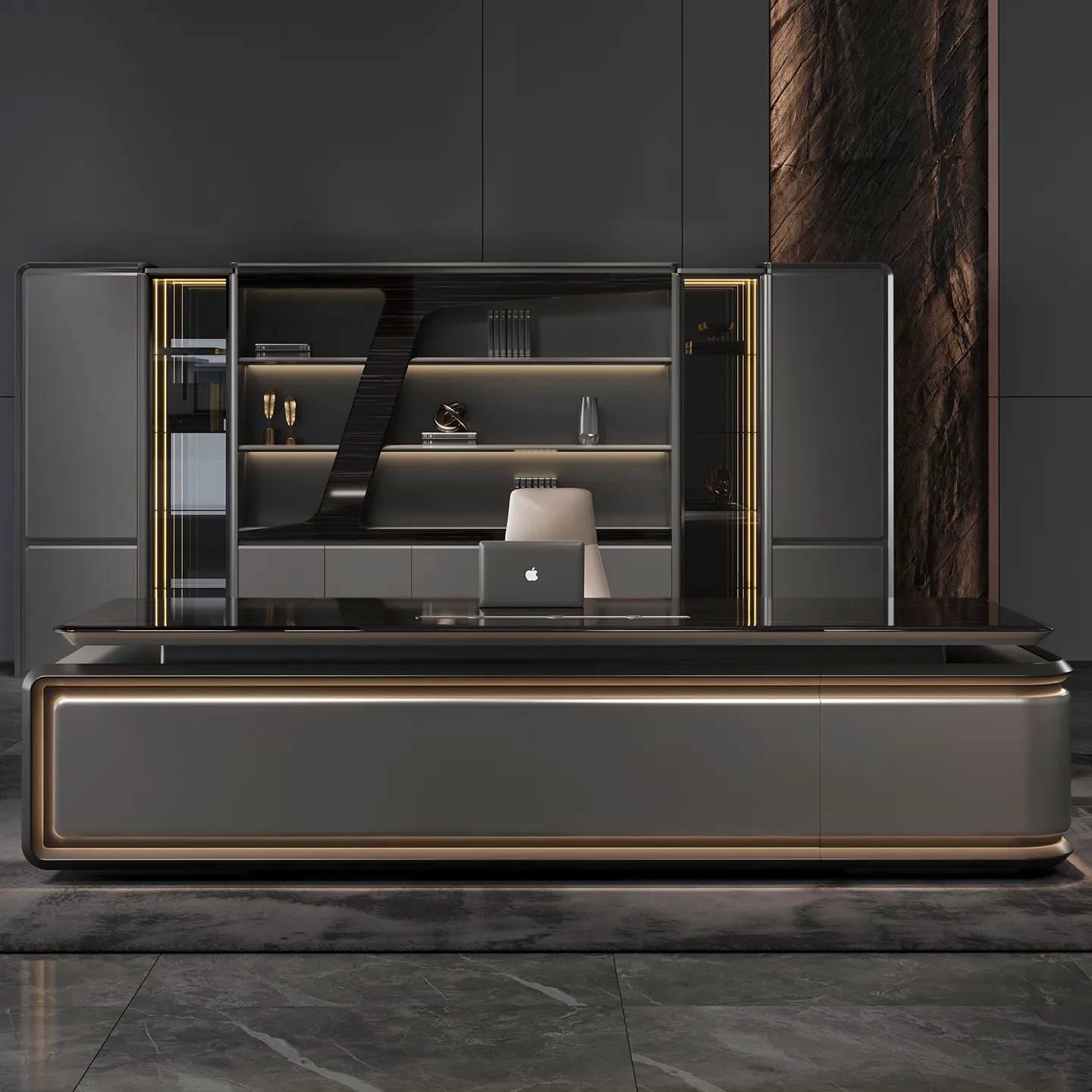 Modern luxury executive desk for a high-end corporate office