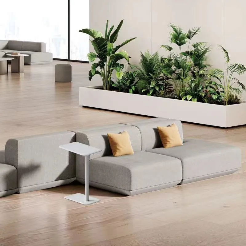 Modular commercial office sofa for contemporary lounge and shared spaces