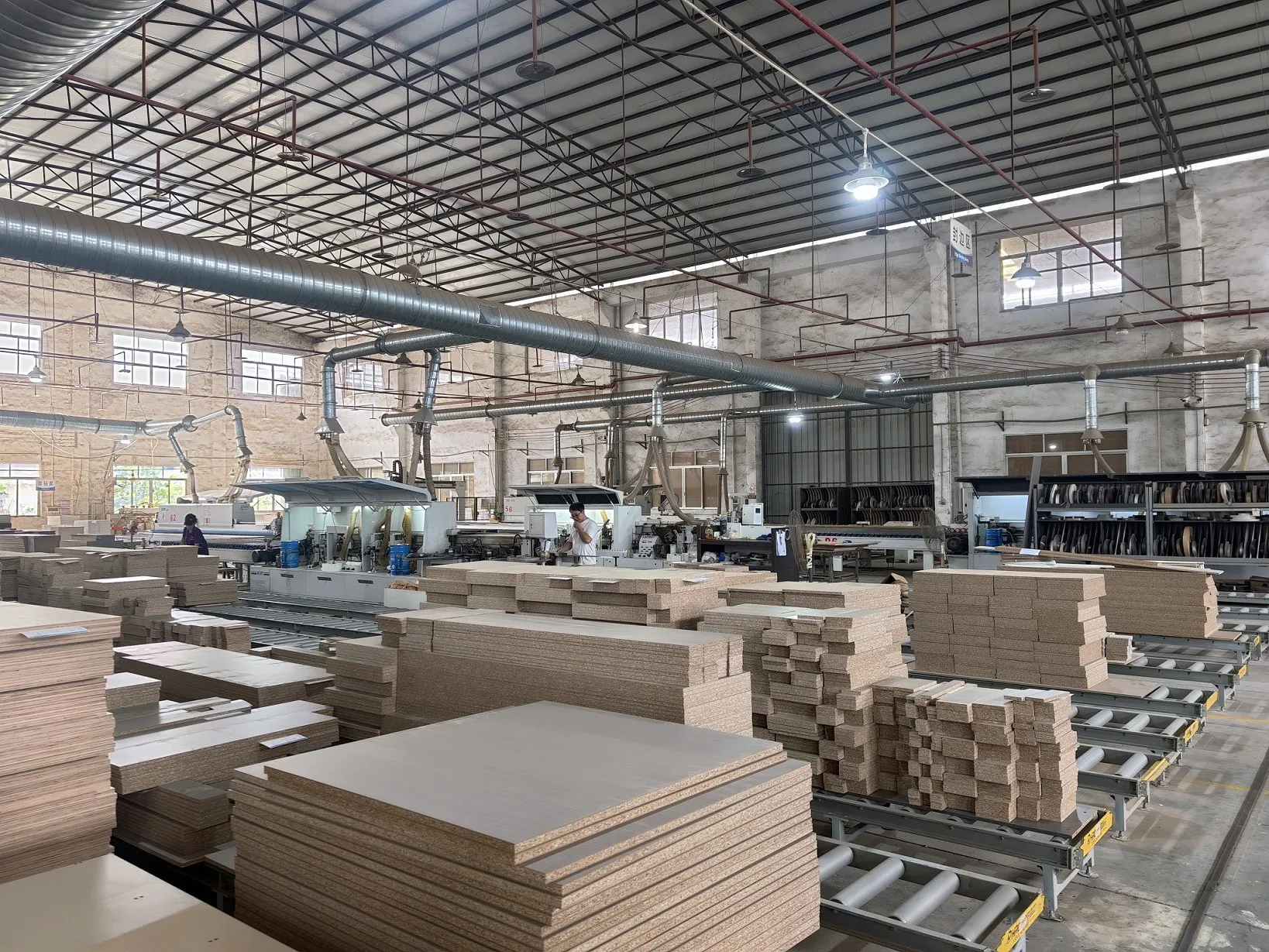 Panel cutting for office furniture production