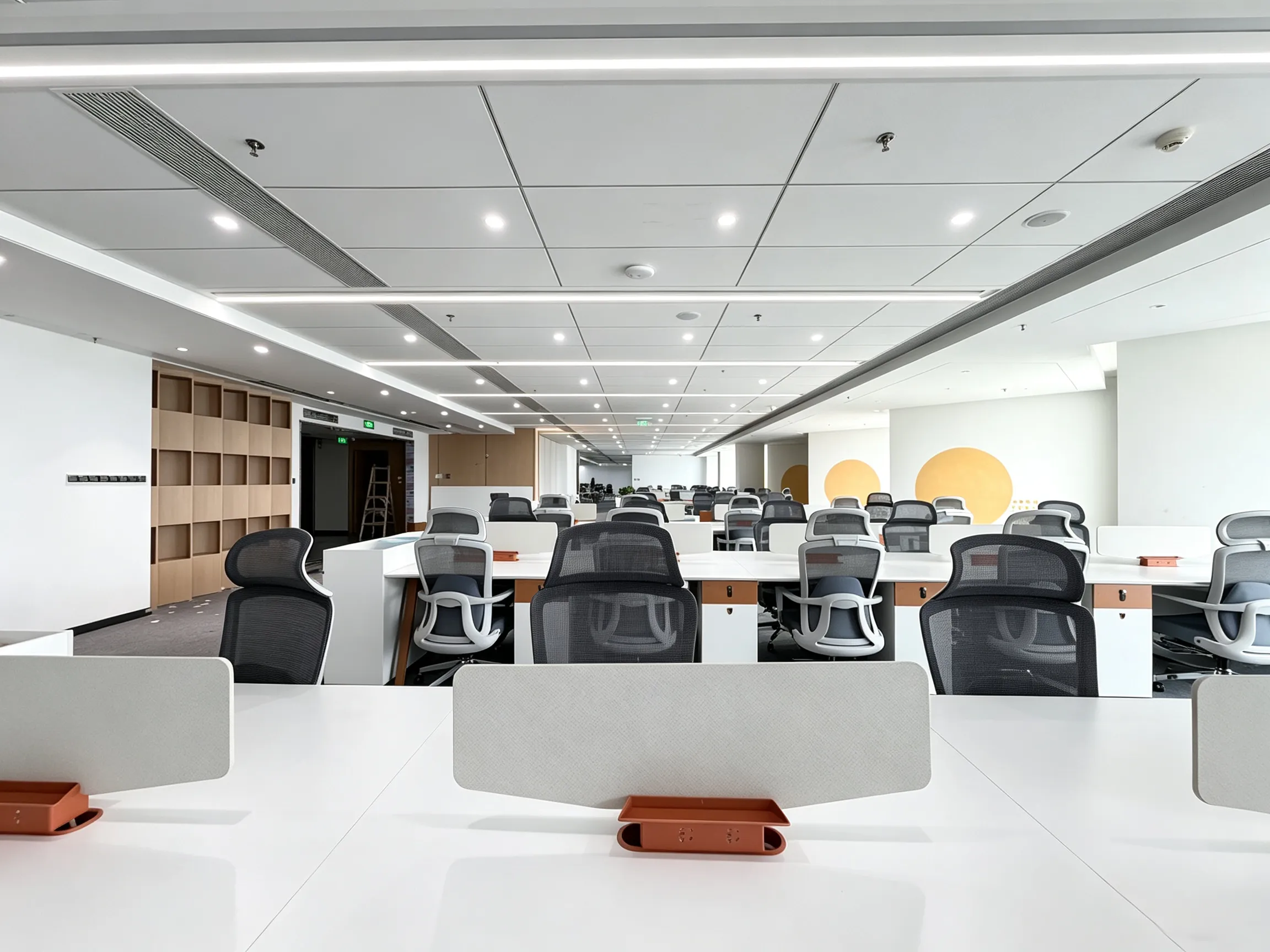 Open office workstations for a technology company