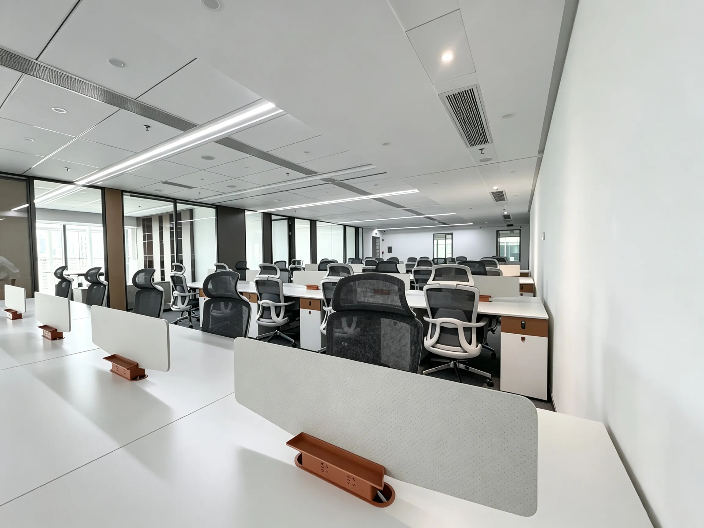 Open office workstations for a technology company