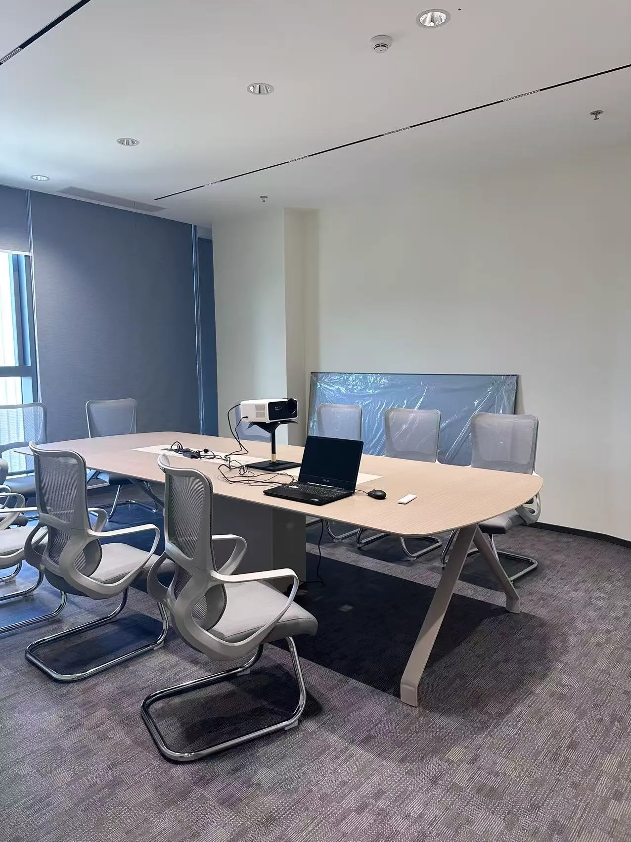 Modern conference room designed for a technology company
