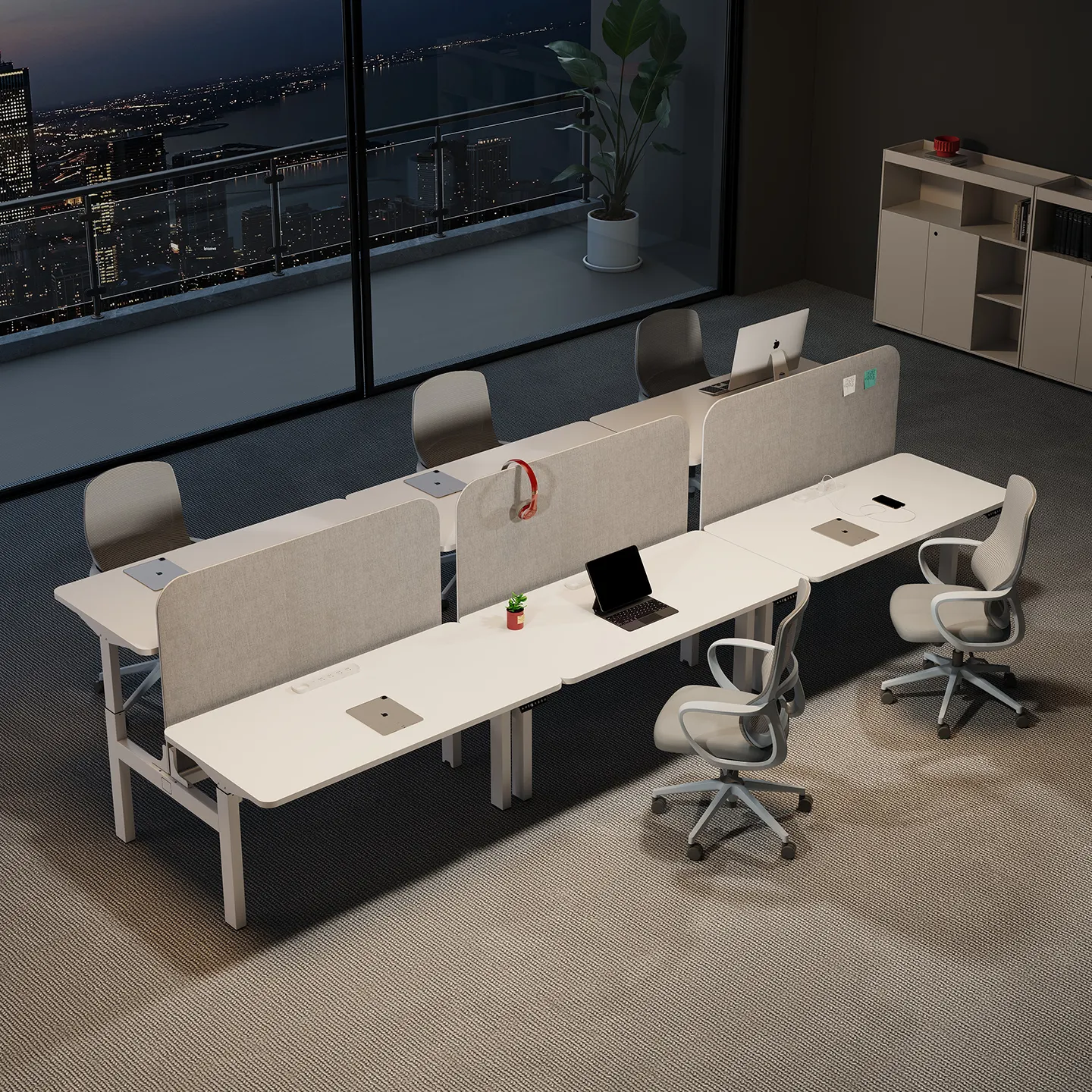 Modern Sit-Stand Modular Office Workstation - Cover image